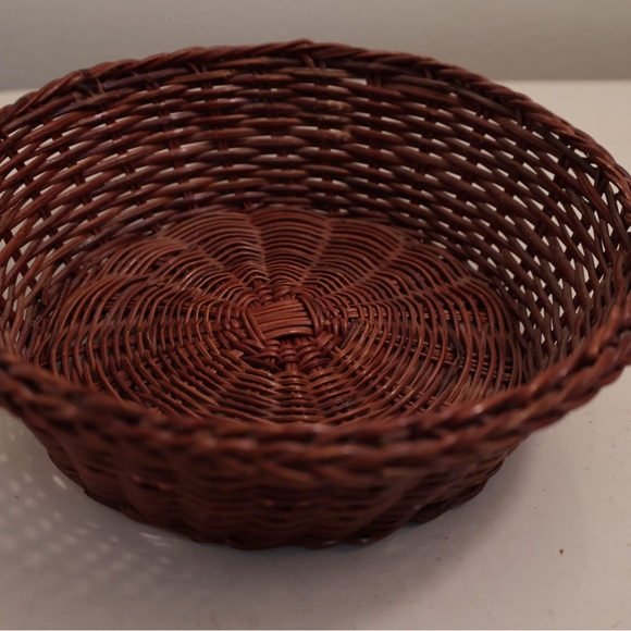 Handcrafted Brown Wicker Basket - Picture 2 of 4